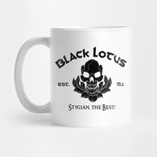 Black Lotus (Black) Mug